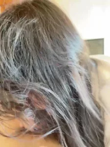 前女友分手后还对大鸡巴念念不忘，来月经也要来舔大鸡巴